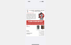 Reprise des cours pour la saison 2025/2026